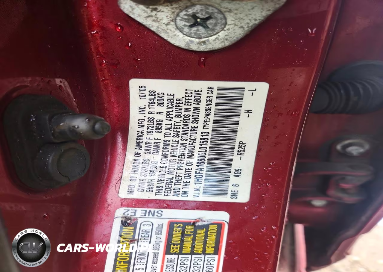 2006 Honda Civic Ex VIN:1HGFA16806L015813 - 13