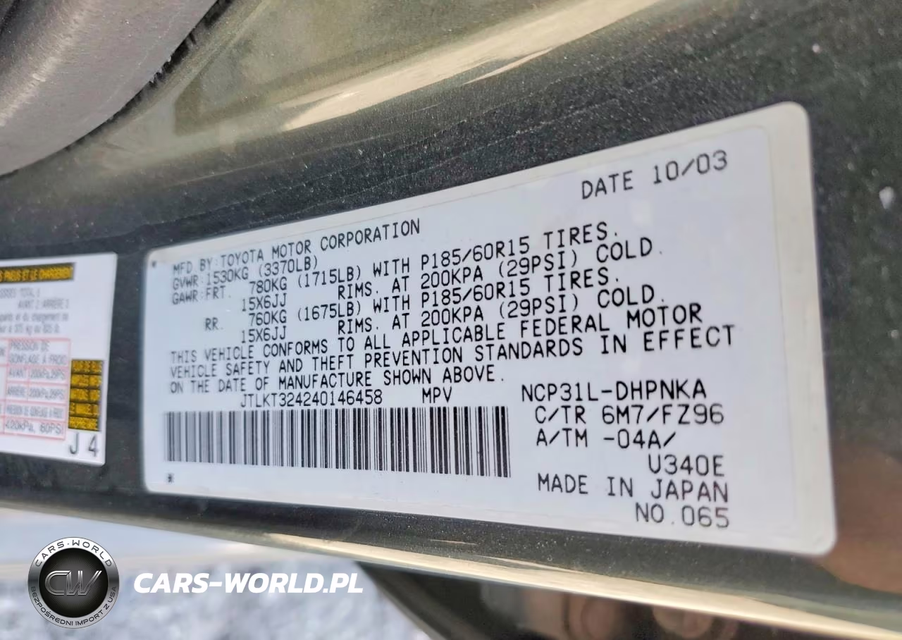 2004 Scion Xb Base VIN:JTLKT324240146458 - 12