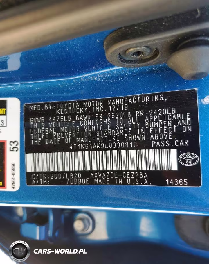 2020 Toyota Camry Xse VIN:4T1K61AK9LU330810 - 13