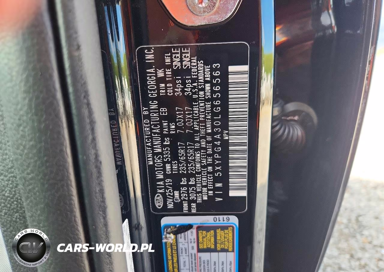 2020 Kia Sorento L VIN:5XYPG4A30LG656563 - 13