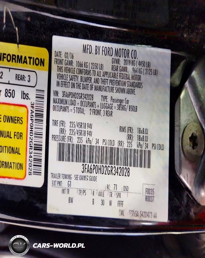 2016 Ford Fusion Se VIN:3FA6P0HD2GR342028 - 12