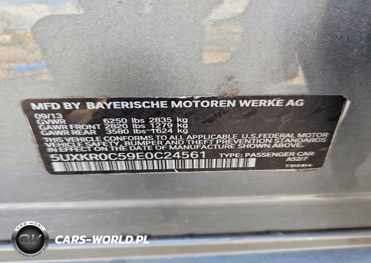 2014 BMW X5 xDrive35I VIN:5UXKR0C59E0C24561 - 13