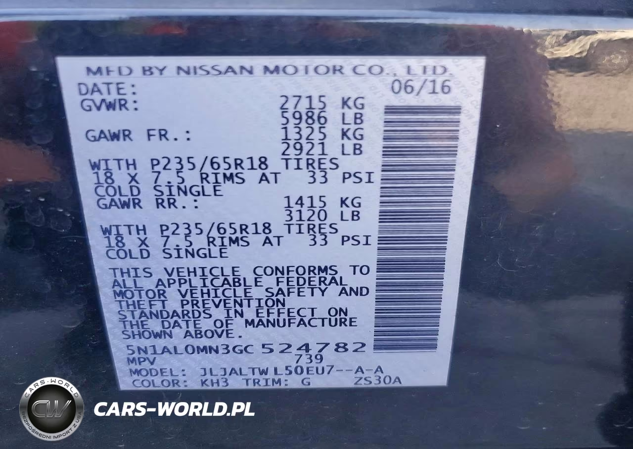 2016 Infiniti Qx60 Base VIN:5N1AL0MN3GC524782 - 13