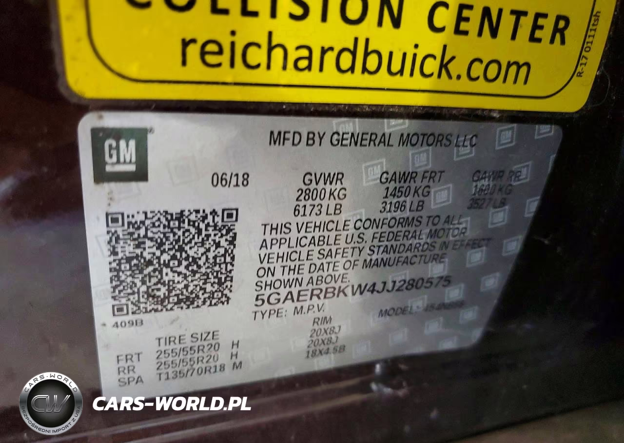 2018 Buick Enclave Essence VIN:5GAERBKW4JJ280575 - 13