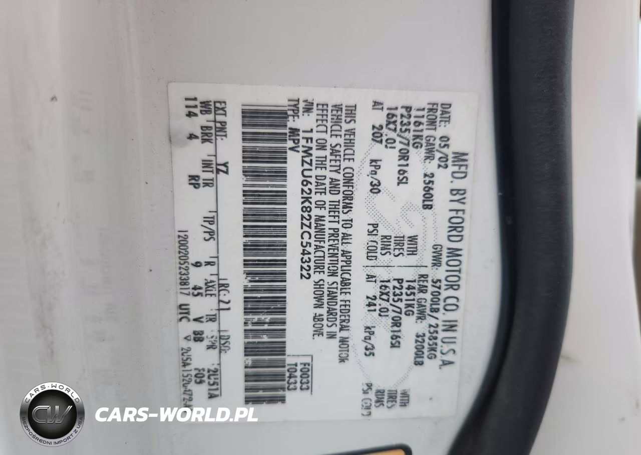 2002 Ford Explorer Xls VIN:1FMZU62K82ZC54322 - 13