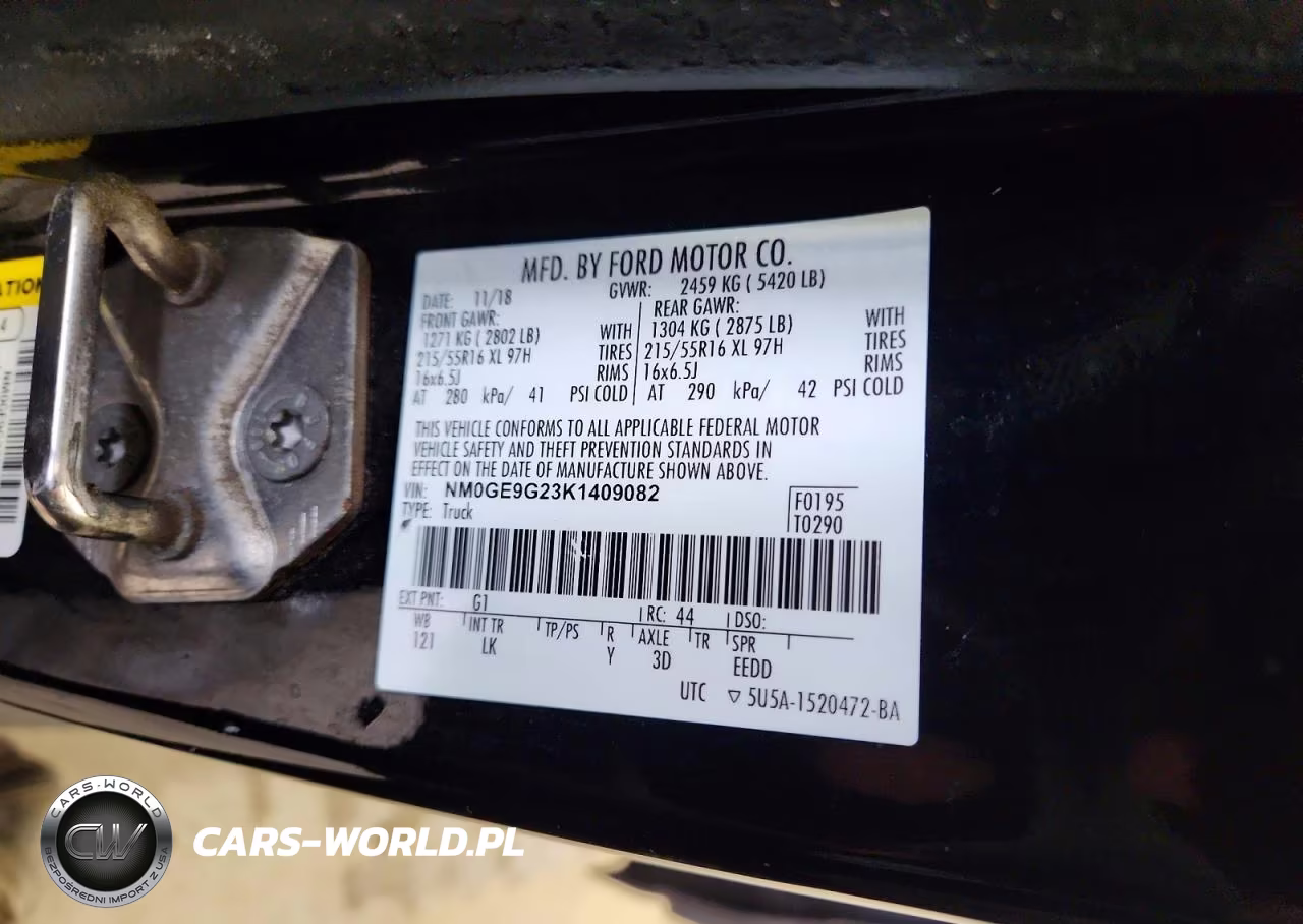 2019 Ford Transit Connect Titanium VIN:NM0GE9G23K1409082 - 13