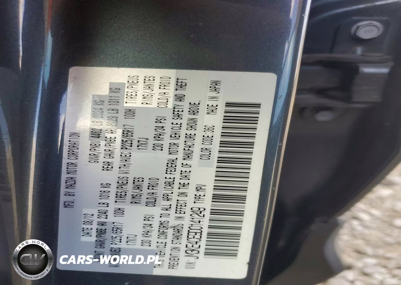 2013 Mazda Cx-5 Touring VIN:JM3KE4CE9D0141249 - 13