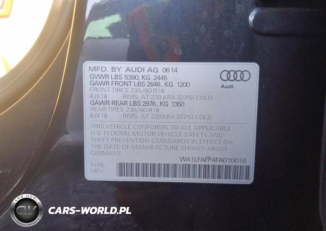 2015 Audi Q5 Premium Plus VIN:WA1LFAFP4FA010016 - 13