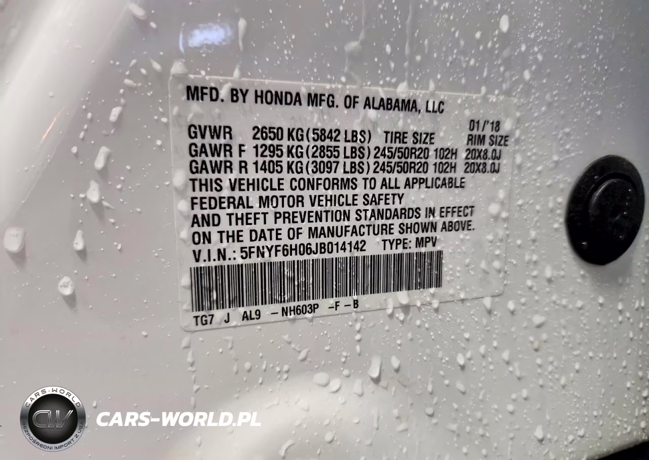 2018 Honda Pilot Elite VIN:5FNYF6H06JB014142 - 14