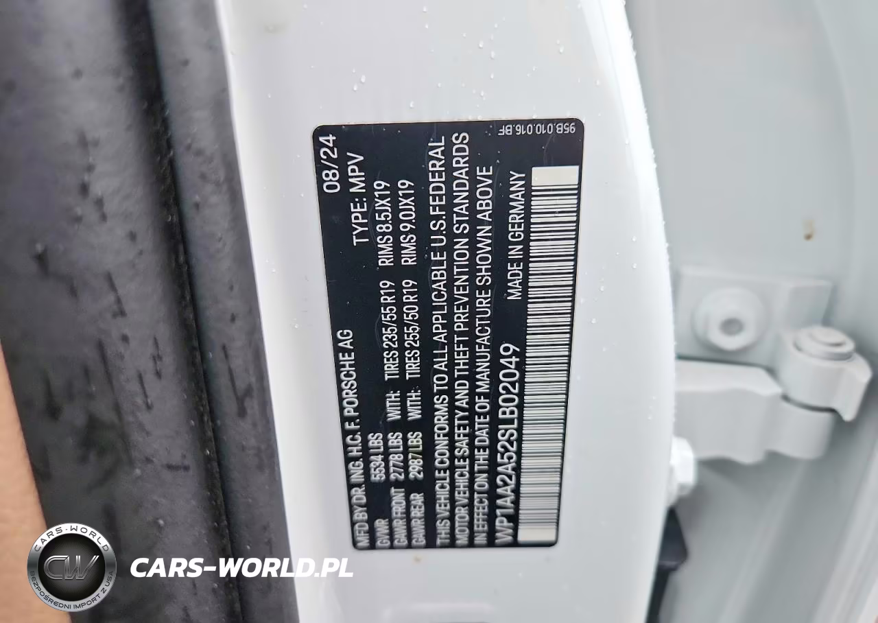 2025 Porsche Macan Base VIN:WP1AA2A52SLB02049 - 13