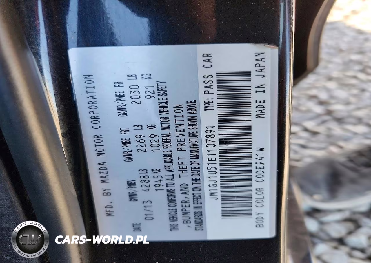 2014 Mazda 6 Sport VIN:JM1GJ1U51E1107891 - 12