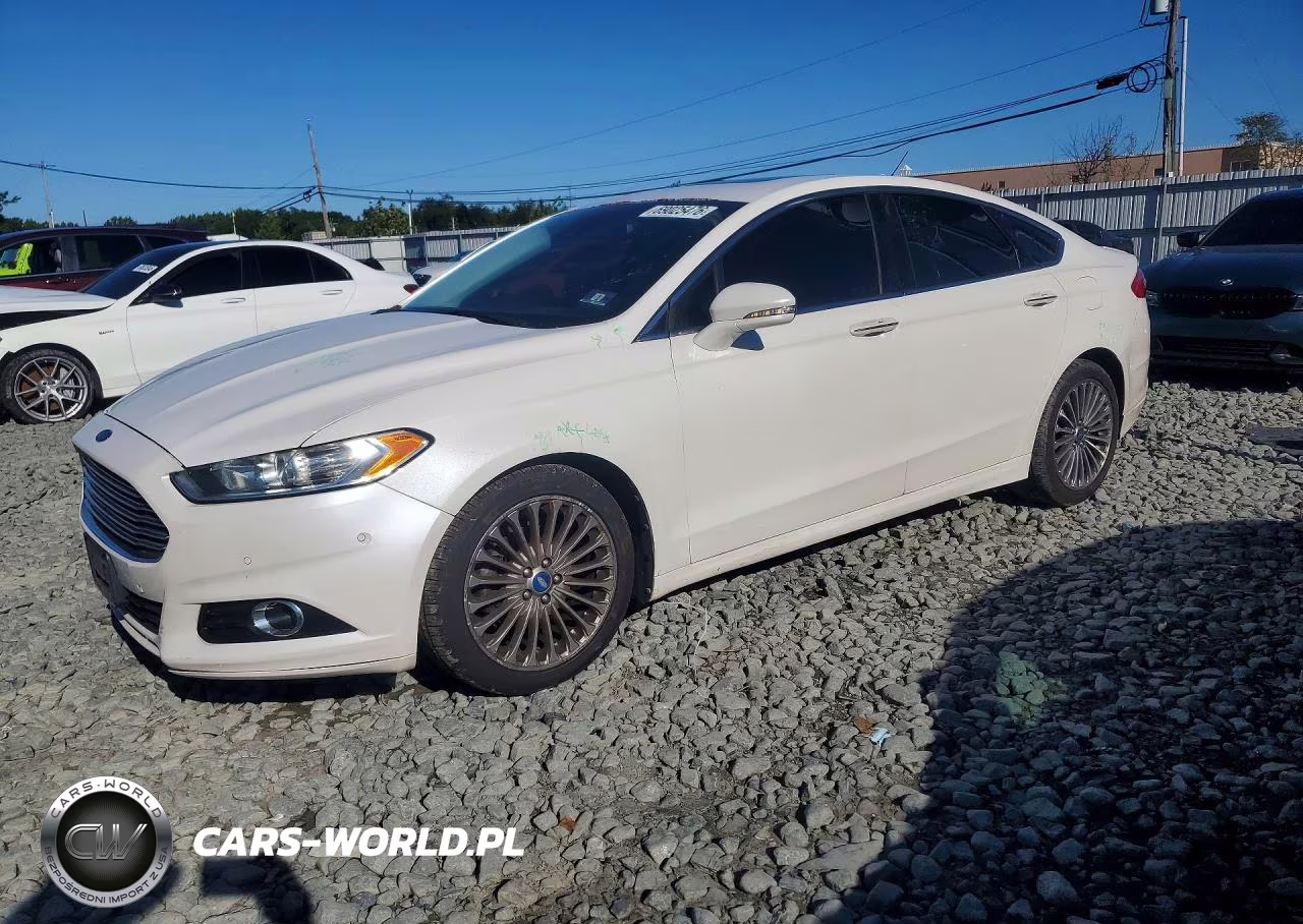 2013 Ford Fusion Titanium VIN:3FA6P0K98DR122053 - 1