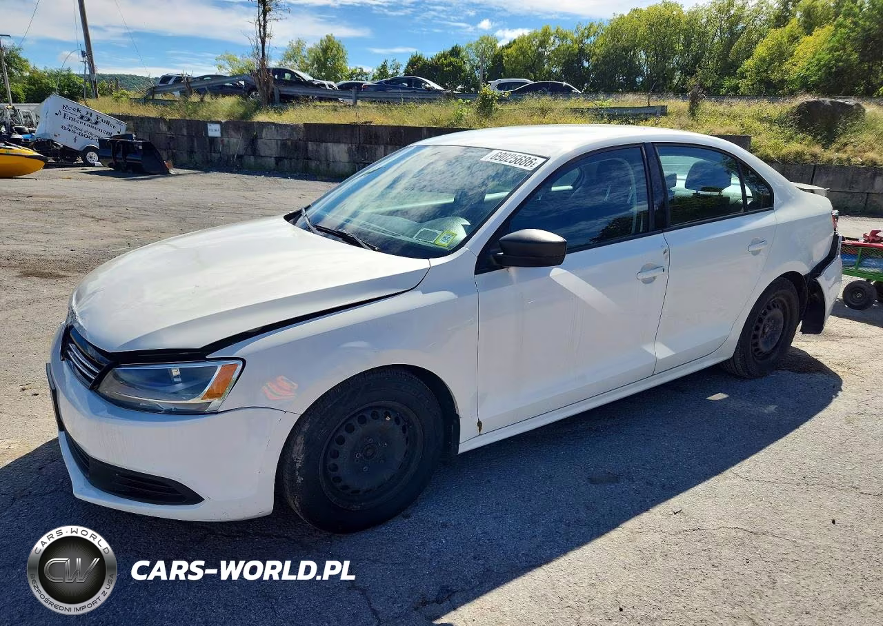 2014 Volkswagen Jetta Base VIN:3VW2K7AJ1EM207419 - 1