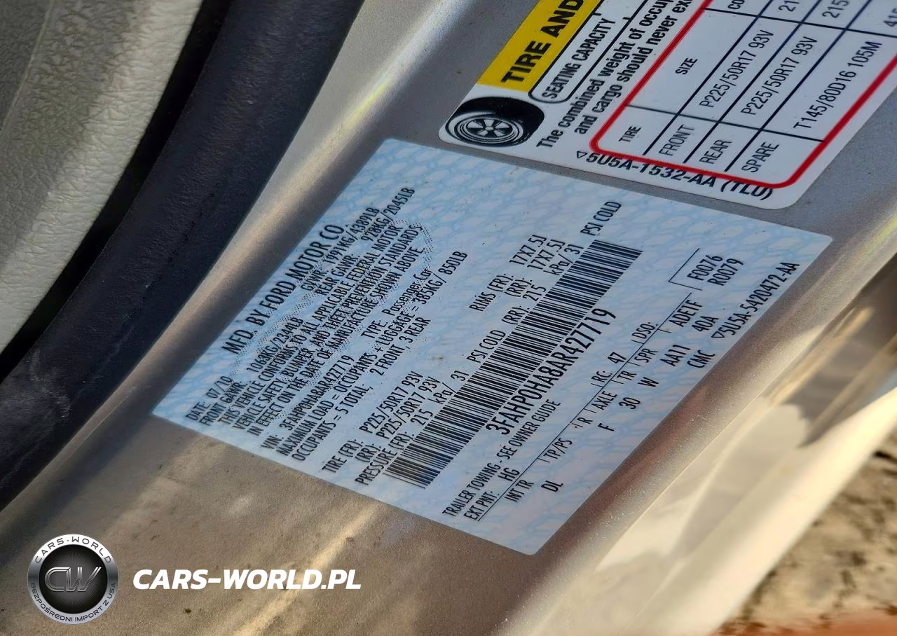 2010 Ford Fusion Se VIN:3FAHP0HA8AR427719 - 13