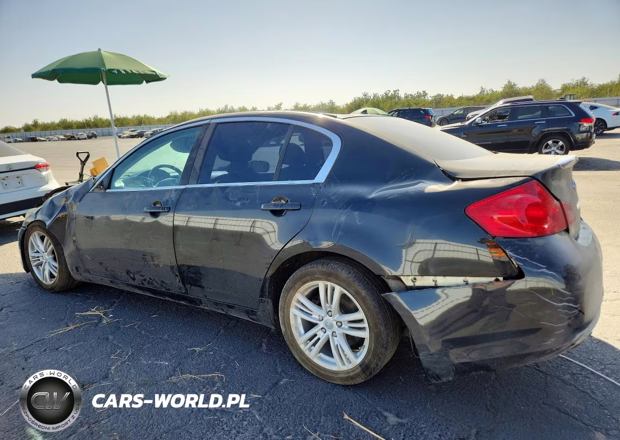 2011 Infiniti G25 Sedan Base VIN:JN1DV6APXBM830601 - 2