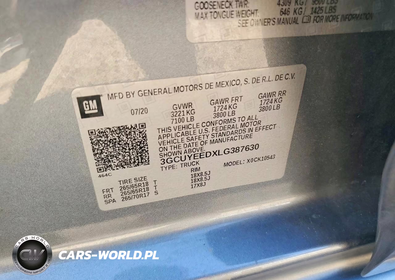 2020 Chevrolet Silverado K1500 Rst VIN:3GCUYEEDXLG387630 - 13