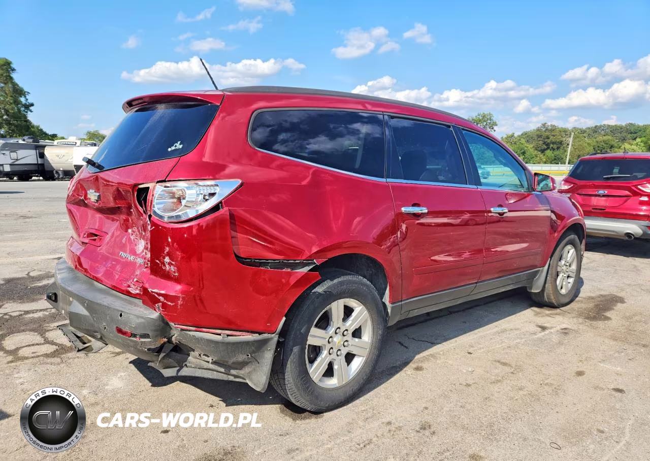 2012 Chevrolet Traverse Lt VIN:1GNKRJED8CJ242234 - 3