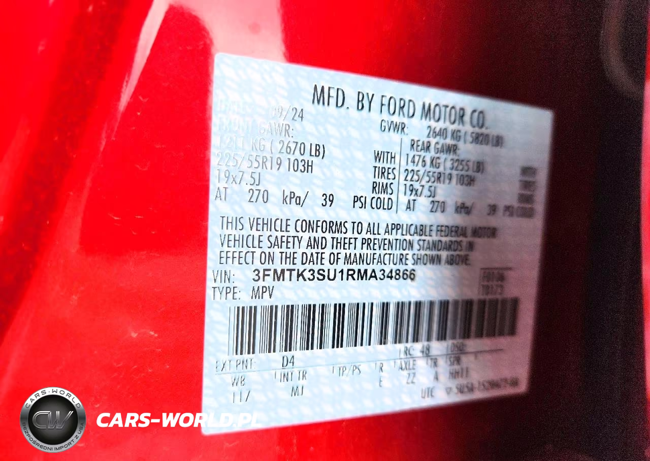 2024 Ford Mustang Mach-E Premium VIN:3FMTK3SU1RMA34866 - 13