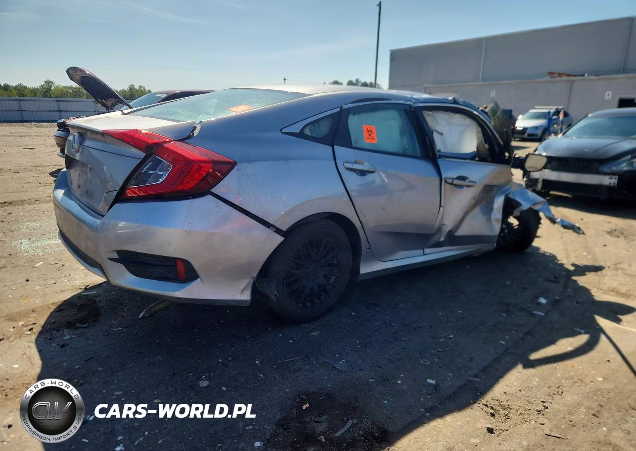 2019 Honda Civic Lx VIN:2HGFC2F65KH520820 - 3
