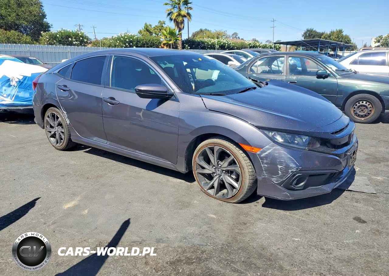 2019 Honda Civic Sport VIN:2HGFC2F83KH575056 - 4