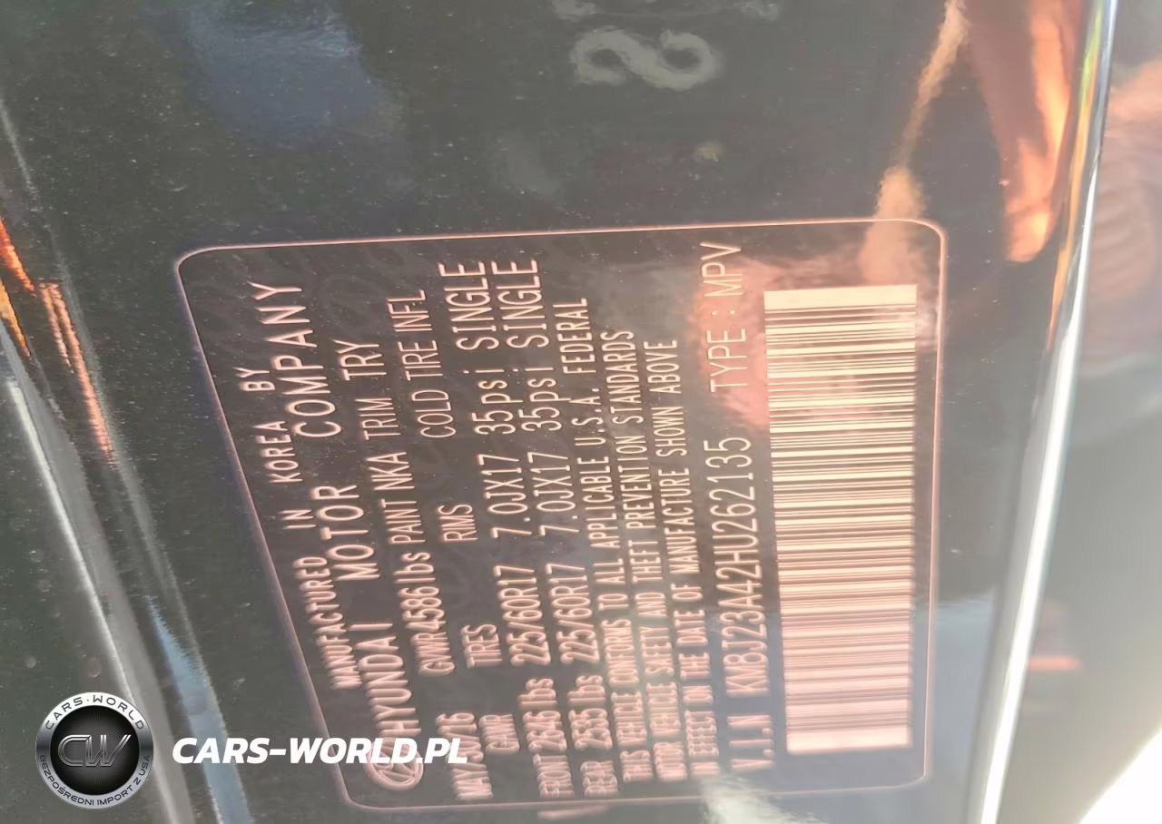 2017 Hyundai Tucson Se VIN:KM8J23A42HU262135 - 12