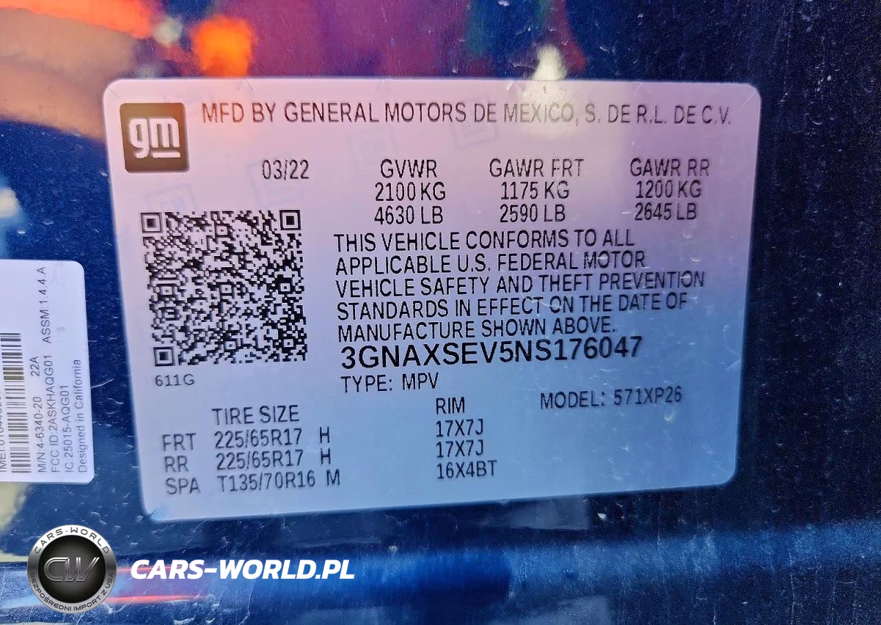 2022 Chevrolet Equinox Ls VIN:3GNAXSEV5NS176047 - 12