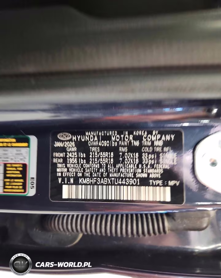 2026 Hyundai Kona Sel Sport VIN:KM8HF3ABXTU443901 - 12