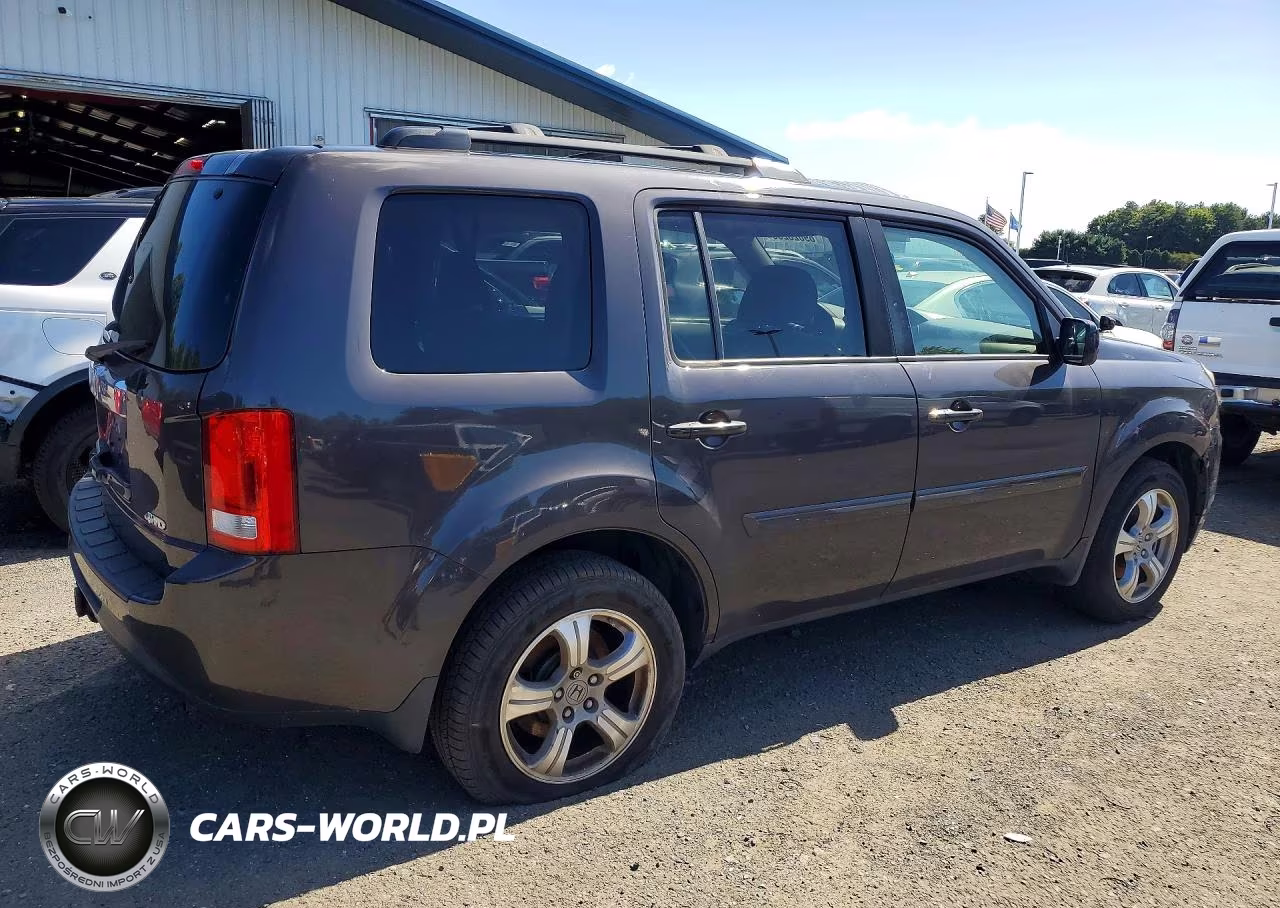 2013 Honda Pilot Exl VIN:5FNYF4H66DB032167 - 3