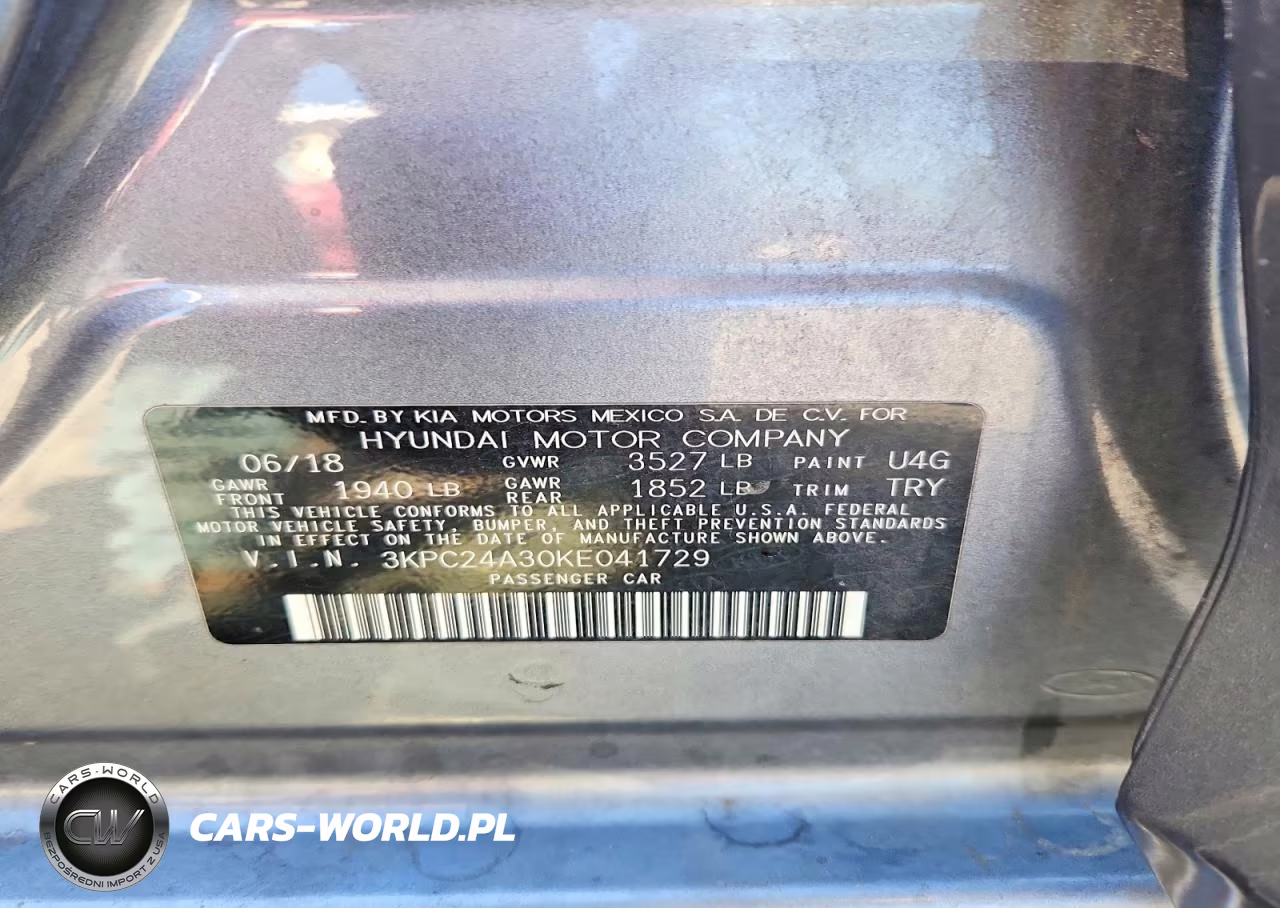 2019 Hyundai Accent Se VIN:3KPC24A30KE041729 - 13