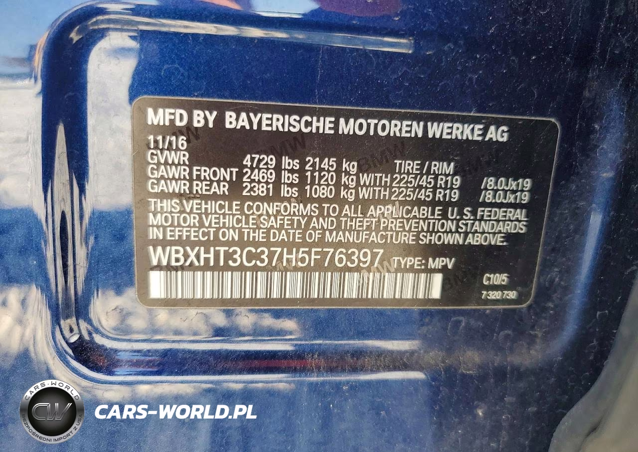 2017 BMW X1 xDrive28I VIN:WBXHT3C37H5F76397 - 13