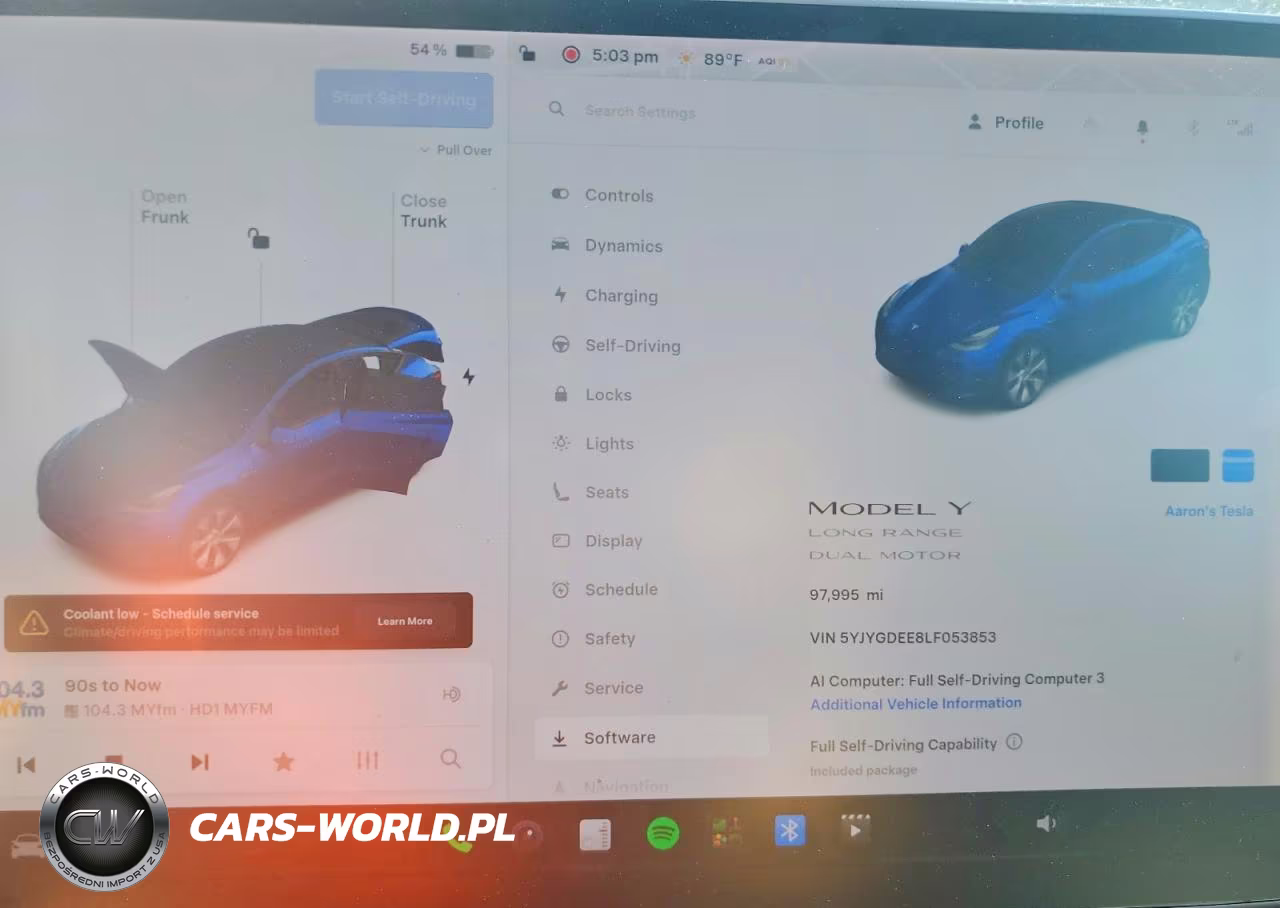 2020 Tesla Model Y VIN:5YJYGDEE8LF053853 - 9