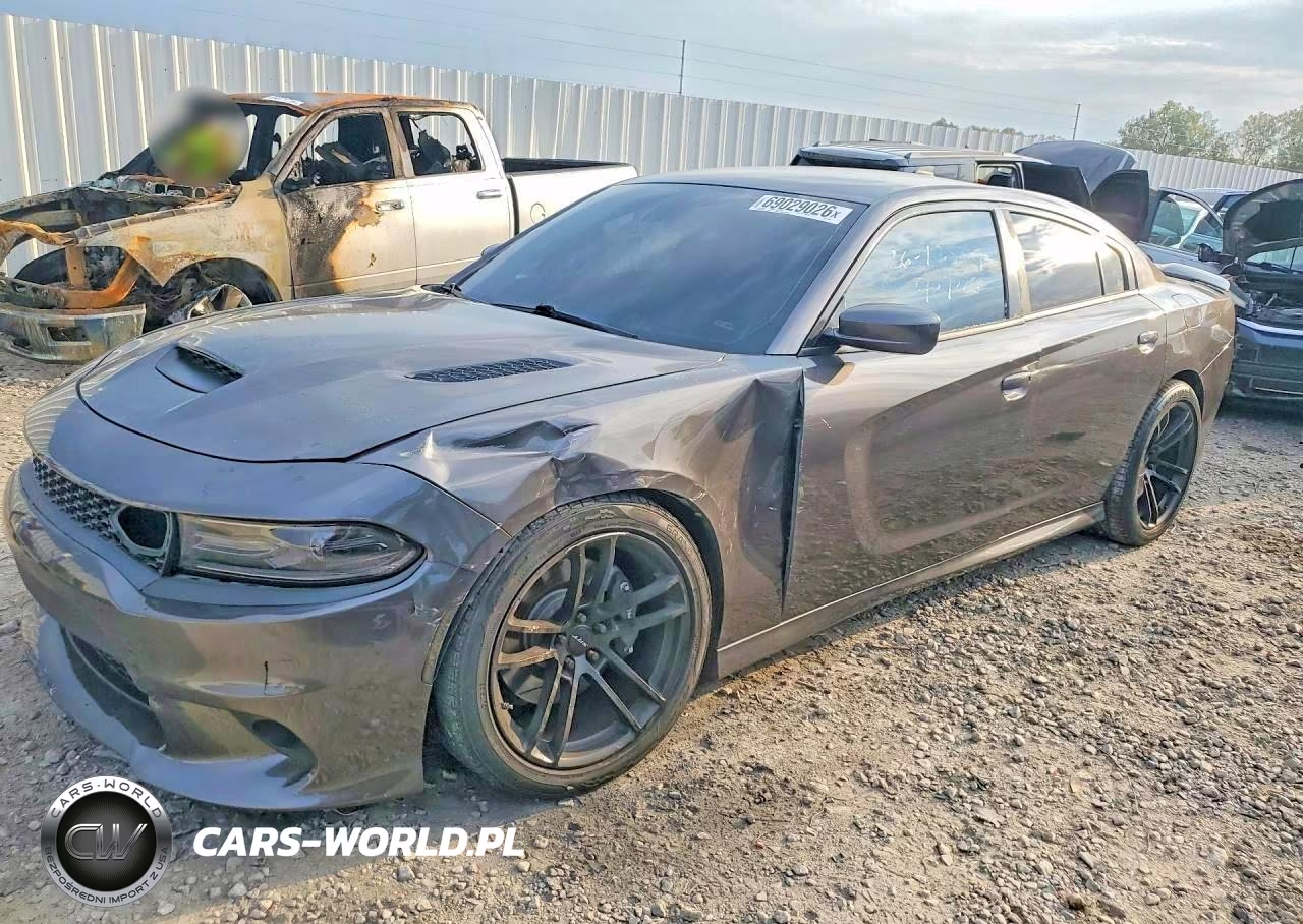2018 Dodge Charger R-T Scat Pack Rwd VIN:2C3CDXGJ6JH306923 - 1