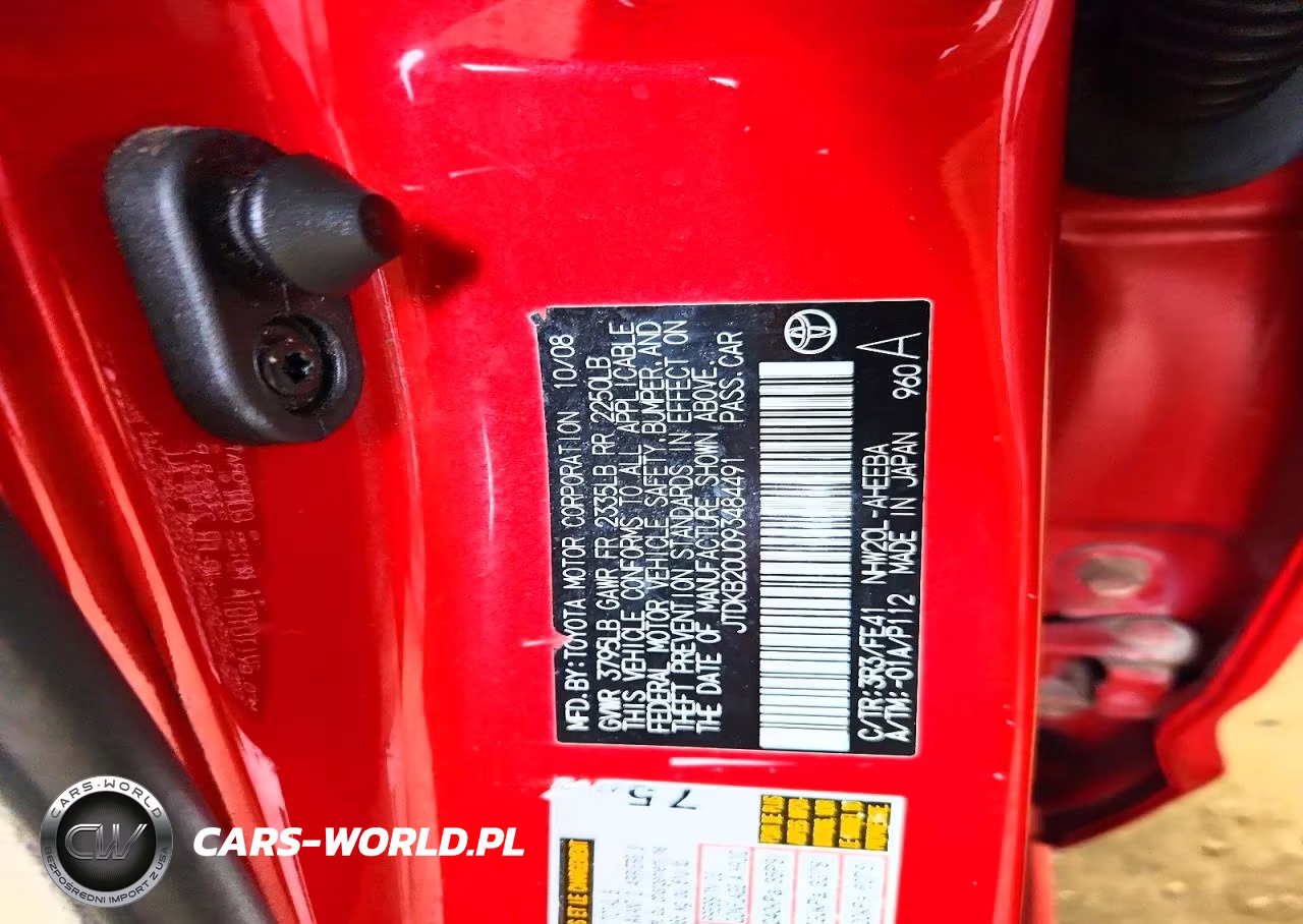 2009 Toyota Prius Base VIN:JTDKB20U093484491 - 14