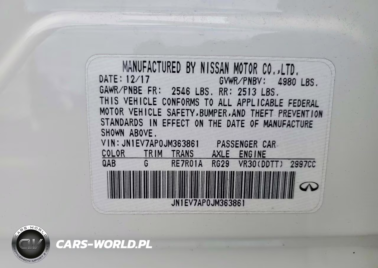 2018 Infiniti Q50 3.0T Luxe VIN:JN1EV7AP0JM363861 - 12