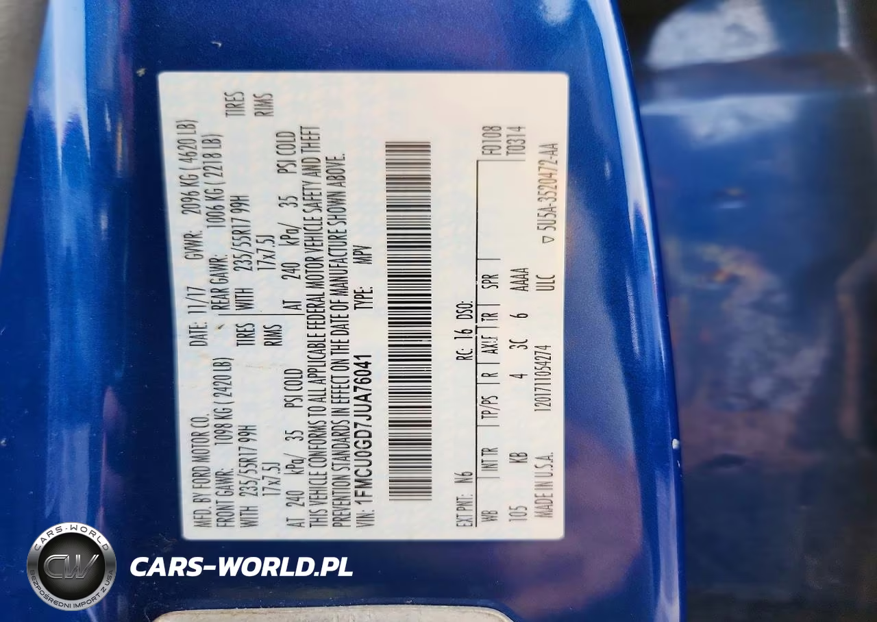 2018 Ford Escape Se VIN:1FMCU0GD7JUA76041 - 13