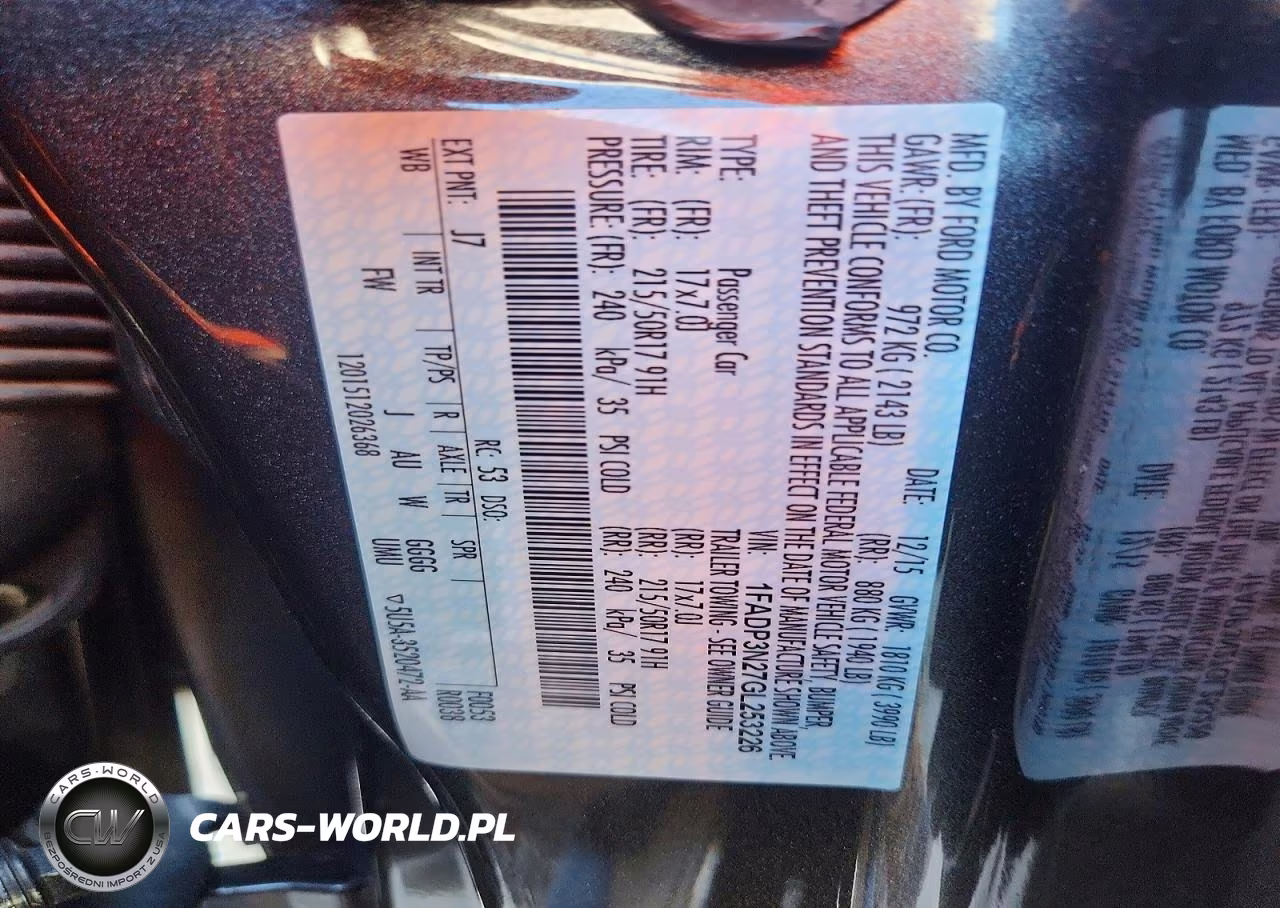 2016 Ford Focus Titanium VIN:1FADP3N27GL253226 - 14