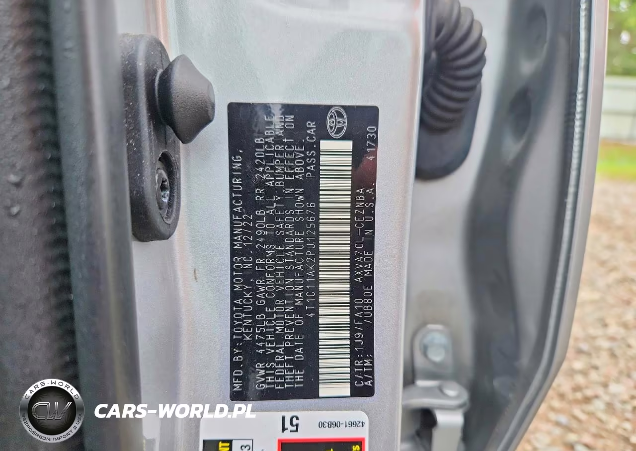 2023 Toyota Camry Le VIN:4T1C11AK2PU125676 - 12