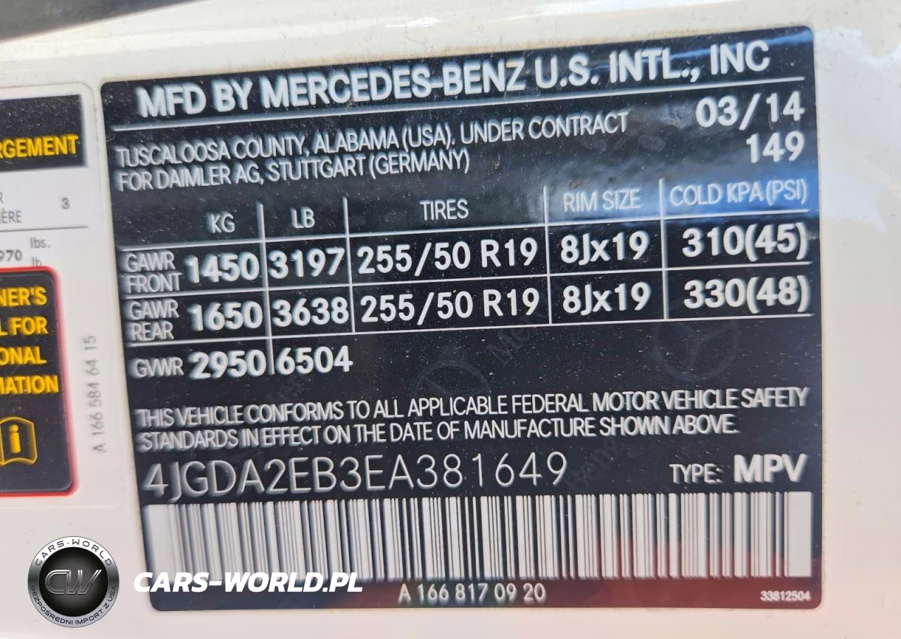 2014 Mercedes-Benz Ml 350 Bluetec VIN:4JGDA2EB3EA381649 - 13