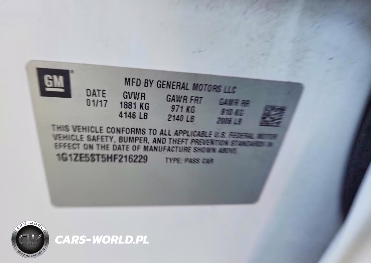 2017 Chevrolet Malibu Lt VIN:1G1ZE5ST5HF216229 - 12