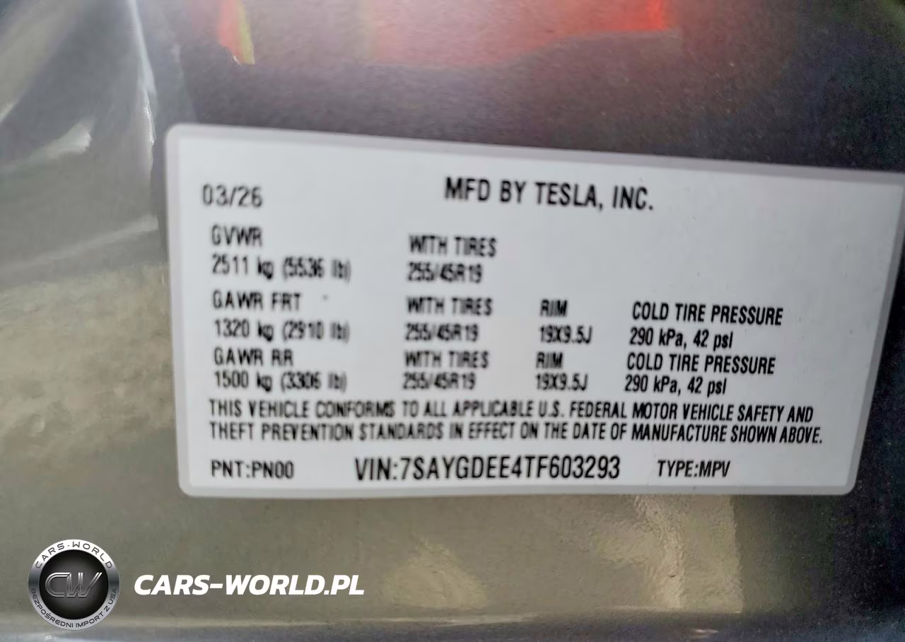 2026 Tesla Model Y VIN:7SAYGDEE4TF603293 - 13