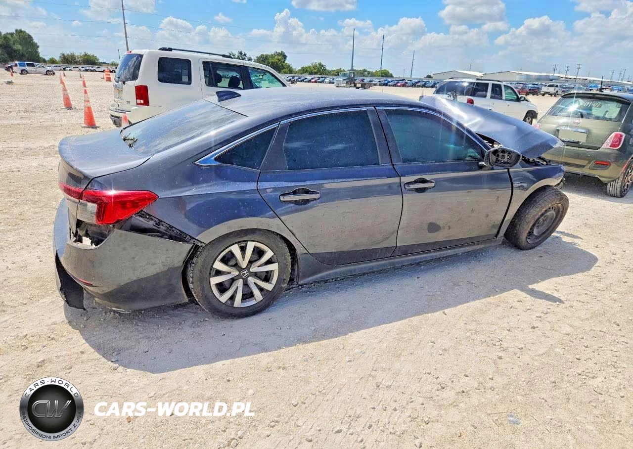 2022 Honda Civic Lx VIN:2HGFE2F20NH589992 - 3