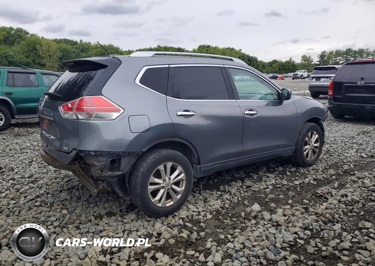 2015 Nissan Rogue Sv VIN:KNMAT2MV2FP532377 - 3