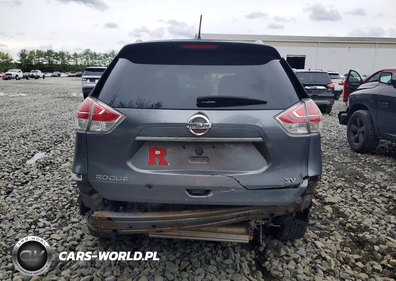 2015 Nissan Rogue Sv VIN:KNMAT2MV2FP532377 - 6