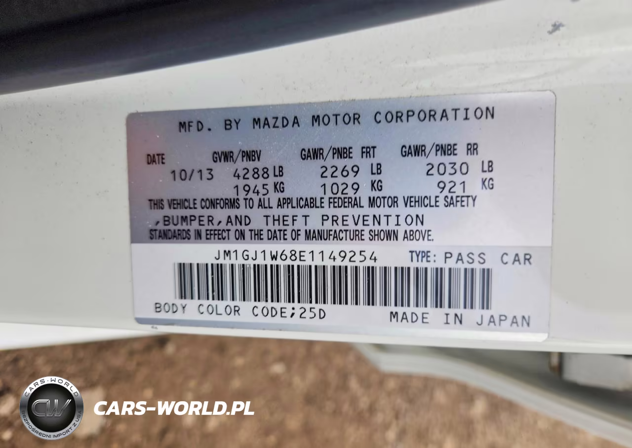 2014 Mazda 6 Grand Touring VIN:JM1GJ1W68E1149254 - 12