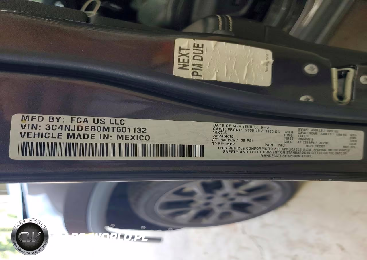 2021 Jeep Compass 80Th Edition VIN:3C4NJDEB0MT601132 - 13