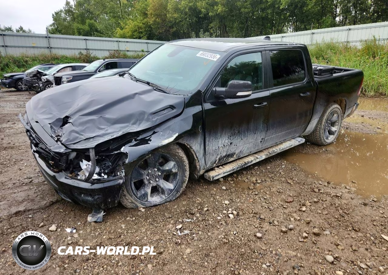 2019 Ram 1500 Big Horn-Lone Star VIN:1C6RRFFG5KN711047 - 1