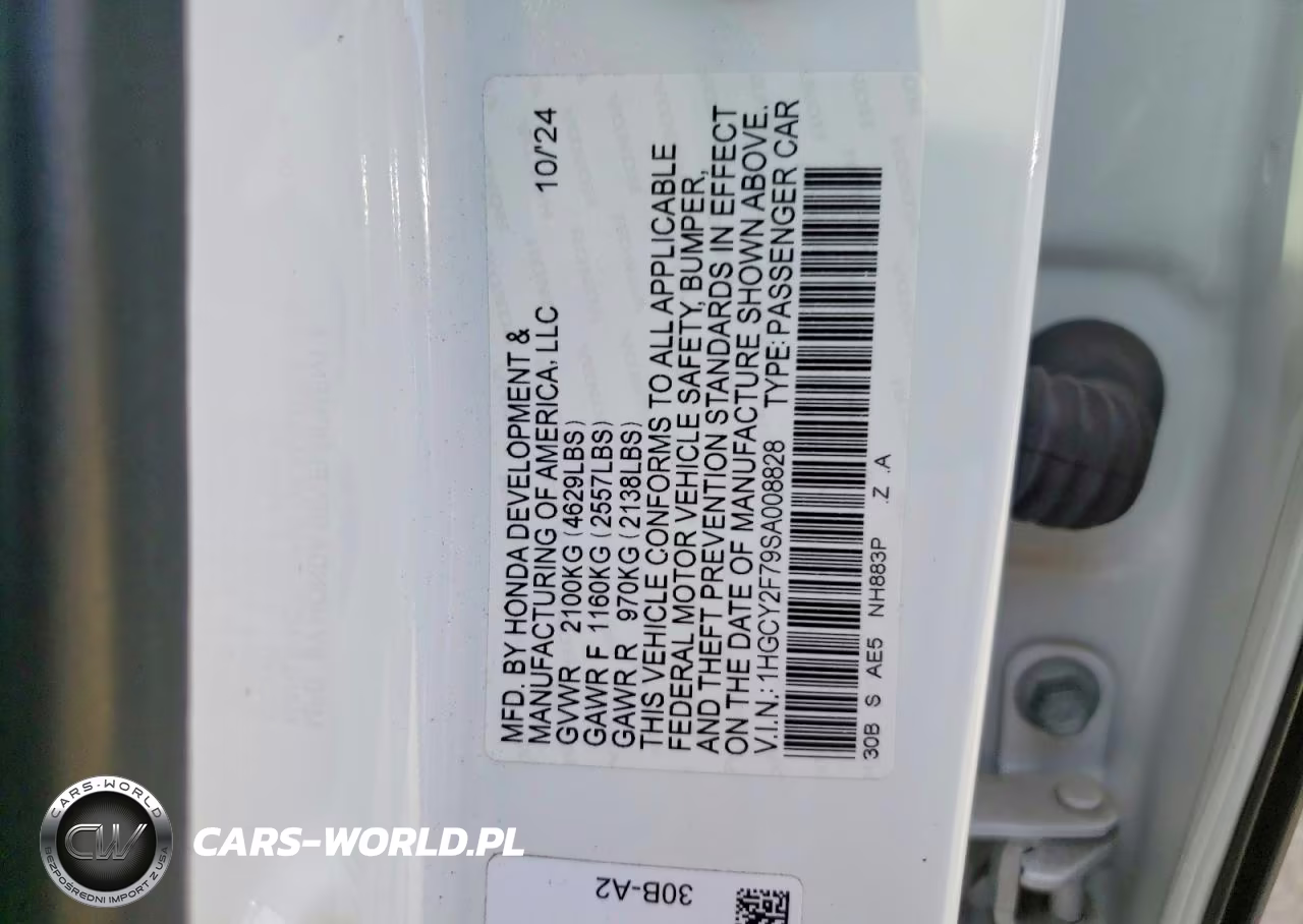 2025 Honda Accord Hybrid Sport-L VIN:1HGCY2F79SA008828 - 12