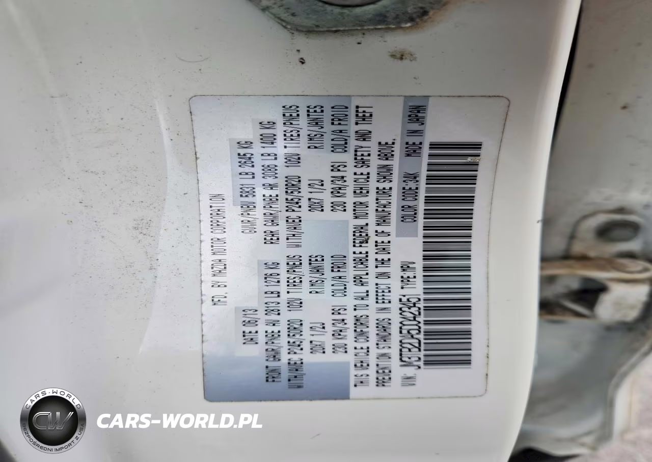 2013 Mazda Cx-9 Grand Touring VIN:JM3TB2DA5D0423451 - 13