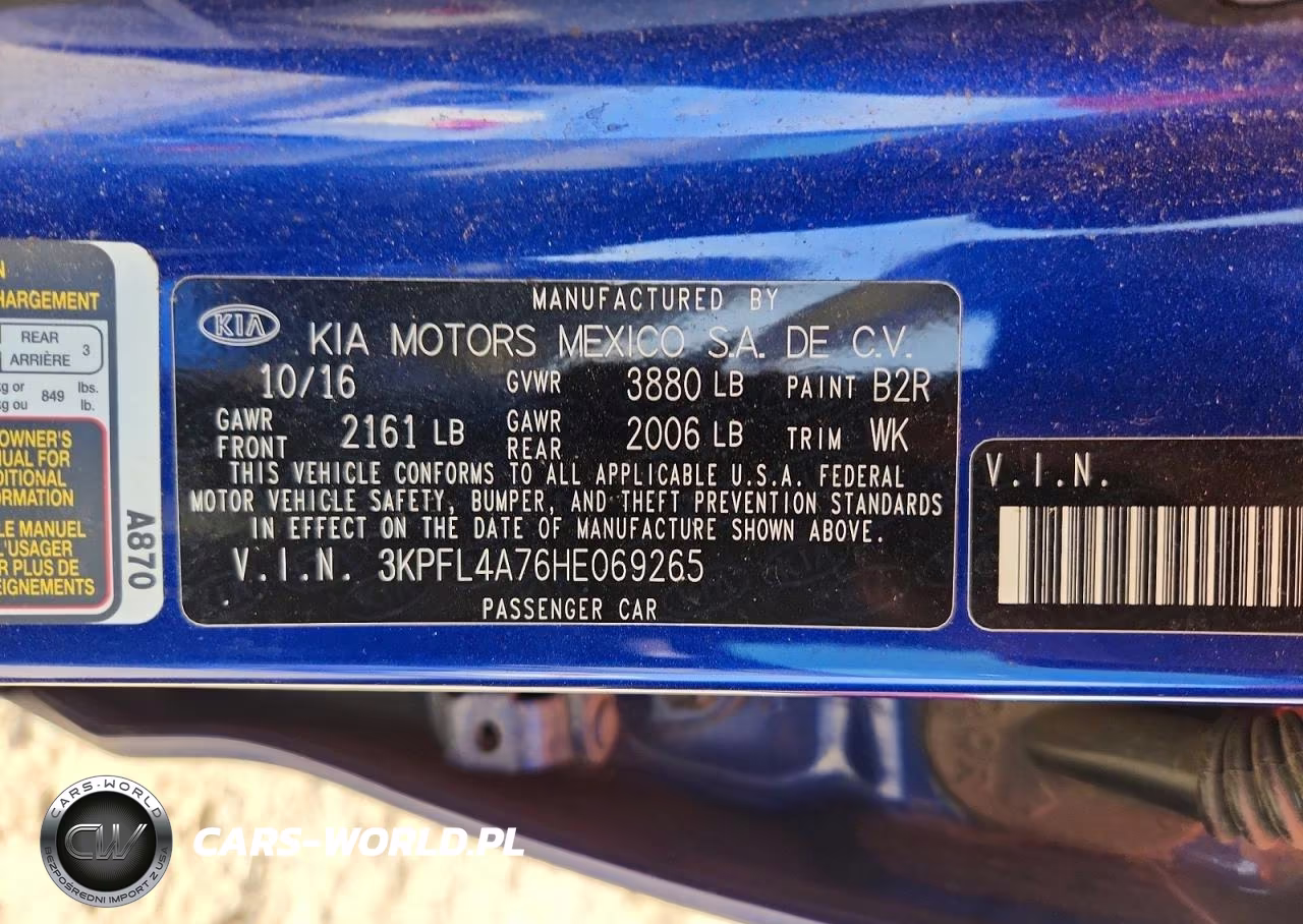 2017 Kia Forte Lx VIN:3KPFL4A76HE069265 - 12