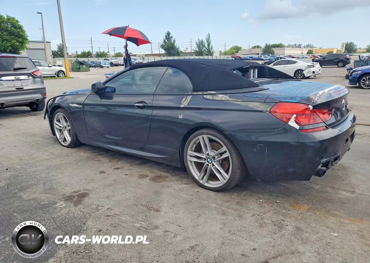 2014 BMW 640 I VIN:WBALW7C59EDX59092 - 2